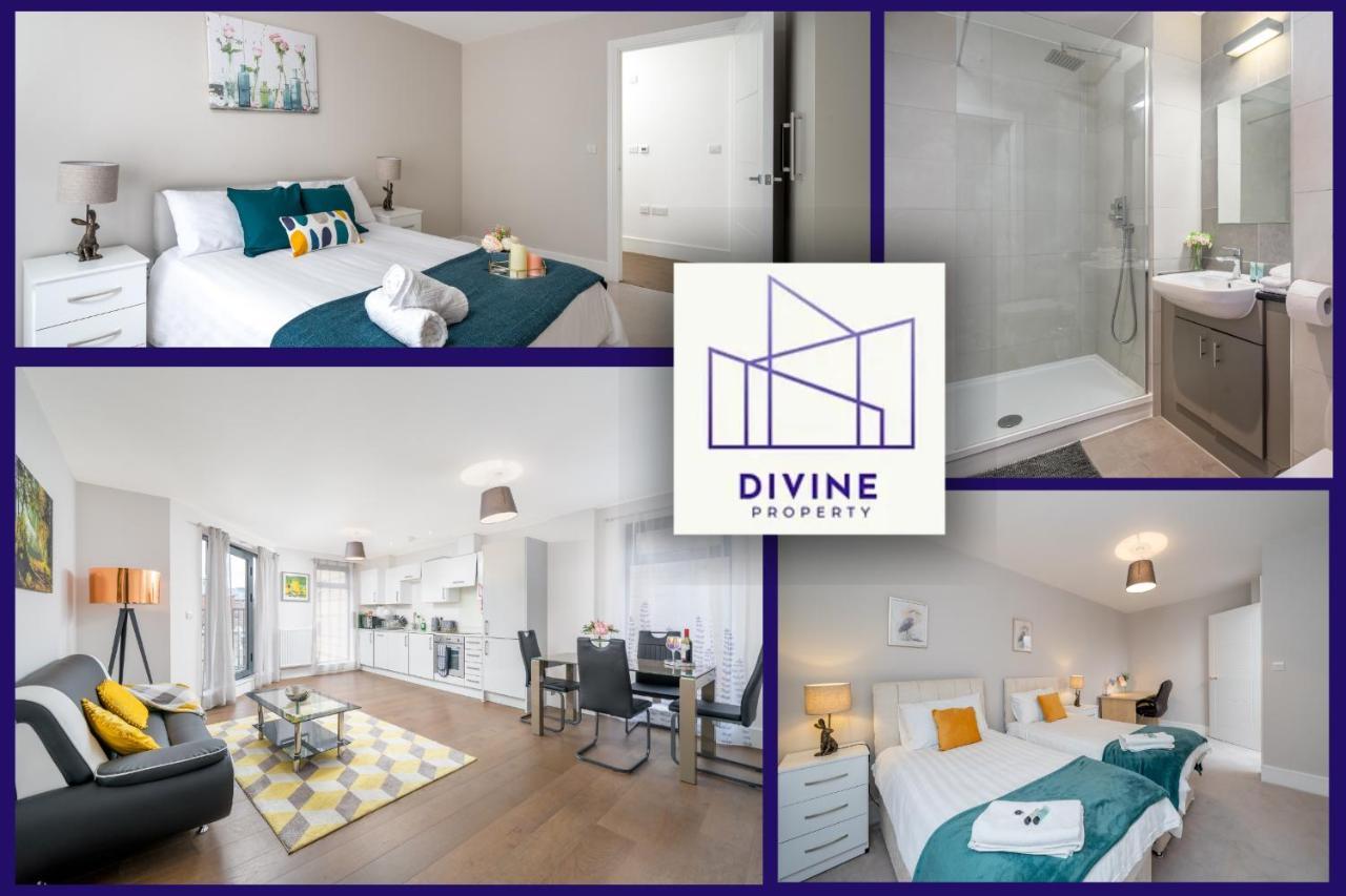 **New** Divine Apartments Slough High Street 2 Bed Zewnętrze zdjęcie